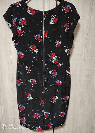 Платье, платье 👗 из вискозы, цветочный принт 5