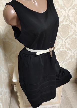 Стильное черное платье3 фото
