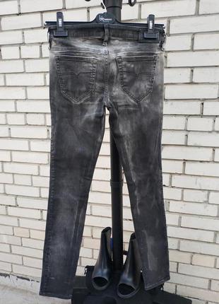 Женские джинсы skynzee low superstretch 0857j итальянского бренда diesel оригинал итальянская2 фото