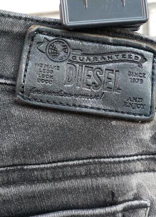 Женские джинсы skynzee low superstretch 0857j итальянского бренда diesel оригинал итальянская8 фото