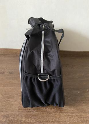 Сумка дорожня ручна поклажа, спортивна дорожня сумка, спортивна сумка чорна,2 фото