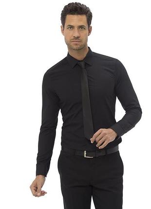 Чорна чоловіча сорочка класична lc waikikiлс вайкікі