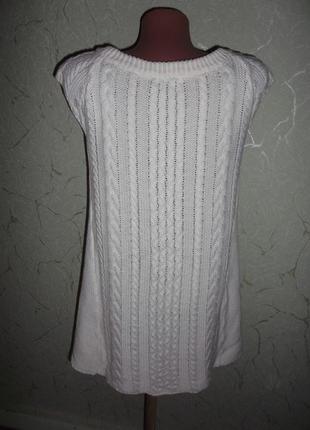 Кардиган тепленький на свитерки белый распродажа р.42-44 - xs- pimkie3 фото