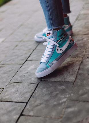 Красивые кроссовки nike blazer новая модель