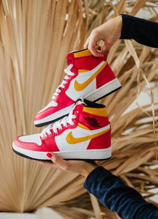 Яркие кроссовки jordan 1 retro
