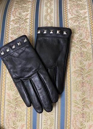 Кожаные перчатки6 фото