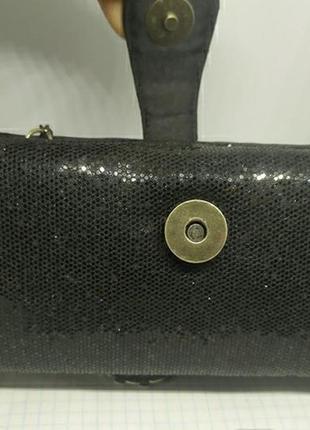 Вечерняя сумочка клатч на длинной цепочке. accessorize. 17,5х4х8,5см6 фото