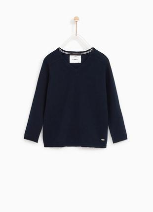 Zara базовый однотонный свитер 4 т 104 см4 фото