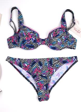 38c, 40b, яскравий роздільний купальник triumph mix&match 19 w pt + pt brazilian