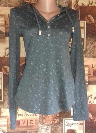 Лонгслив з капюшеном ragwear,p.s,50%хлопок/50%поліестер