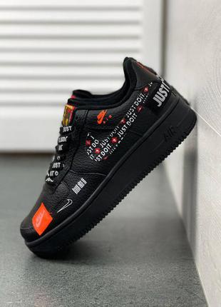 Женские кроссовки air force off-white all black кросівки кроссовки кожаные6 фото