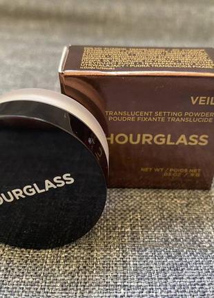 Розсипчаста фіксуюча пудра для обличчя hourglass veil translucent setting powder, 0.9 м2 фото