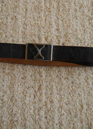 Ремень шкіряний на талію 84-100 см стан-задовільний