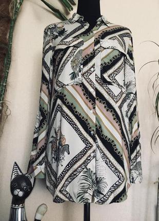 🔥шикарна🔥 фірмова сорочка блуза іспанія stradivarius