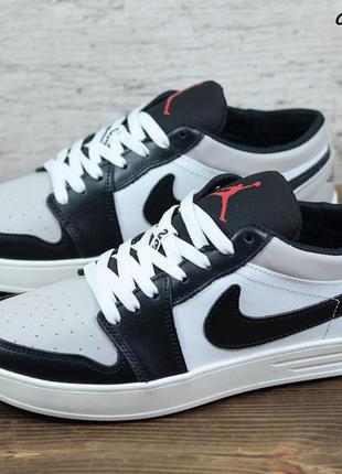 Мужские кожаные кеды nike