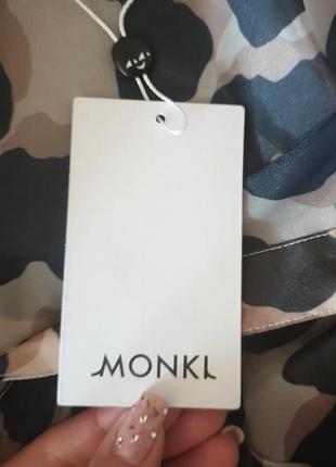 Напівпрозора леопардова сорочка monki6 фото