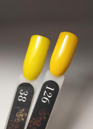 Желтый, лимонный гель-лак