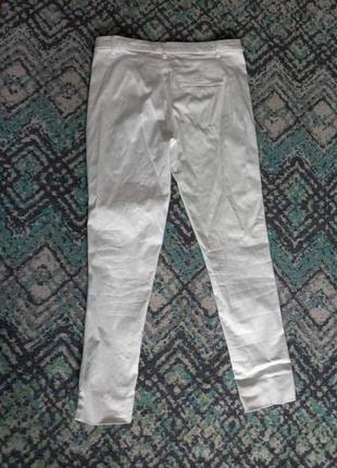 Білі класичні брюки 38 р.2 фото