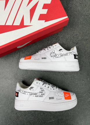 Женские кроссовки nike air force off-white all white5 фото