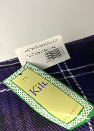 Юбка килт мини kilt, оригинальная, фиолетовая4 фото