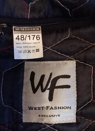 Кашемировое пальто west fashion exclusive размер 48 / 17610 фото