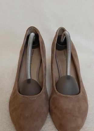 Натуральные замшевые туфли фирмы roberto santi ( германия) р.38 стелька 24,5 см9 фото