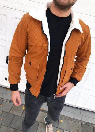 Чоловіча вельветова куртка