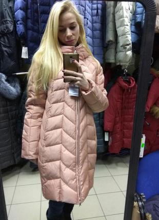 Модная женская зимняя куртка пальто на холлофайбере lusskiri m, l, xl3 фото