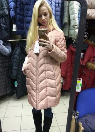 Модная женская зимняя куртка пальто на холлофайбере lusskiri m, l, xl4 фото