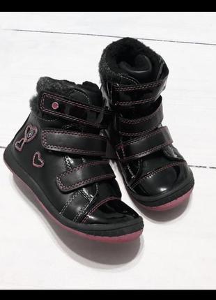 Термо ботинки сапоги хайтопы на липучках1 фото