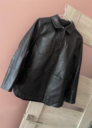 Очень стильная куртка-пиджак из нет кожи хит осени  2021 новые коллекции h&m5 фото