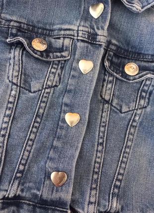 Джинсовка джинсовая куртка для девочки3 фото