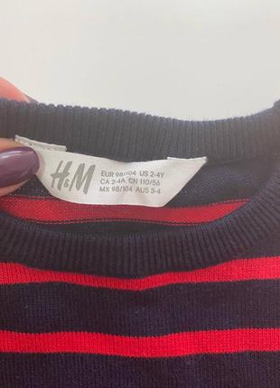 Свитер h&m. 2-4 года1 фото