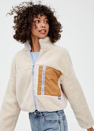 Куртка из искусственного меха pull and bear