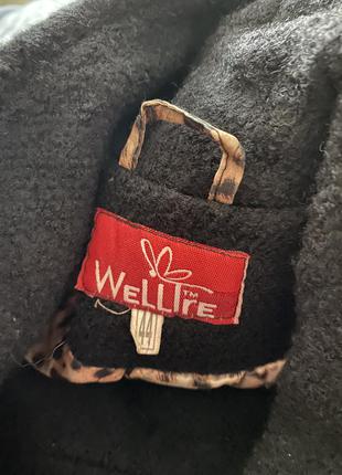Wellire 👌пальто чьорне//пальто в стиле винтаж4 фото
