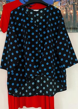 Блуза в горошки