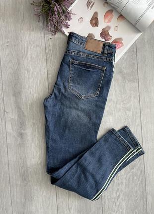 Стильні джинси opus skinny jeans ely green stripe