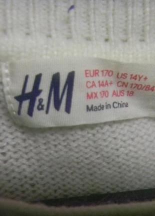 H&m туника с ангорой ,спереди бант р 44-48 4