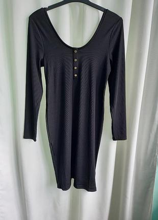 Сукня в рубчик