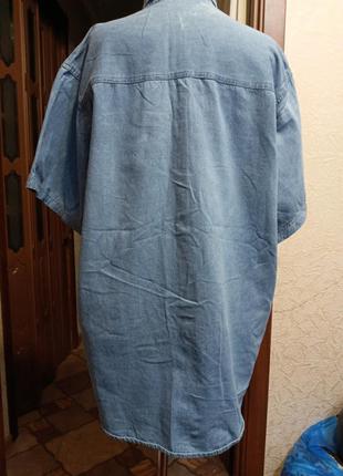 Рубашка ,джинс ,женск.батал,ц.165 гр4 фото