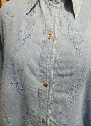 Рубашка ,джинс ,женск.батал,ц.165 гр5 фото