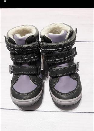 Термо черевики чоботи хайтопы на липучках еврозима2 фото