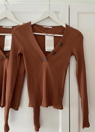 📎 кофта коричнева pull&bear 6