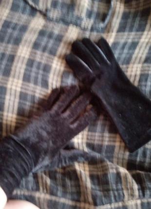 Рукавички велюр