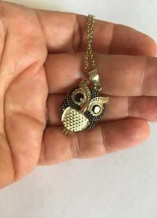Кулон на ланцюжку 🦉 сова 6