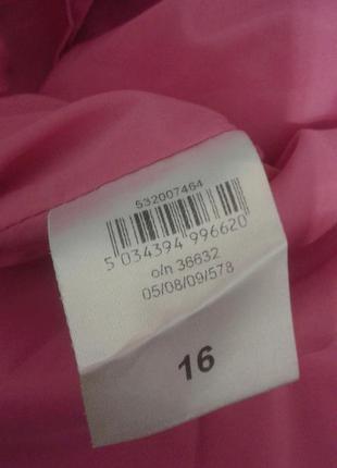 Нарядное платье-футляр бренд  jane norman, размер 16, розового цвета.4 фото