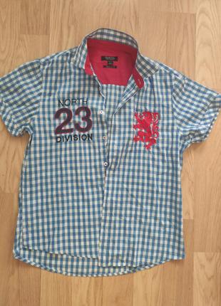 Мужская рубашка с кортким рукавом