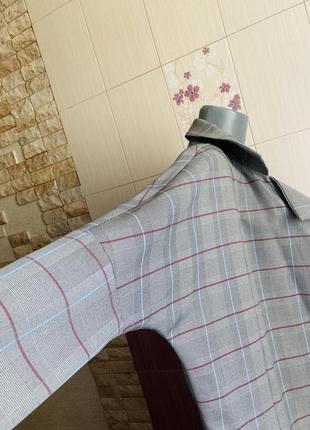 Кардиган клетчатая накидка распашная пиджак4 фото