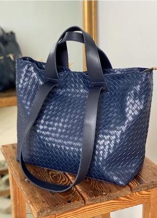 Женская синяя сумка1 фото