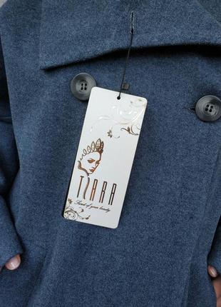 Женское демисезонное пальто кокон, оверсайз, tiara качество отличное ориентиров.на 52р.6 фото